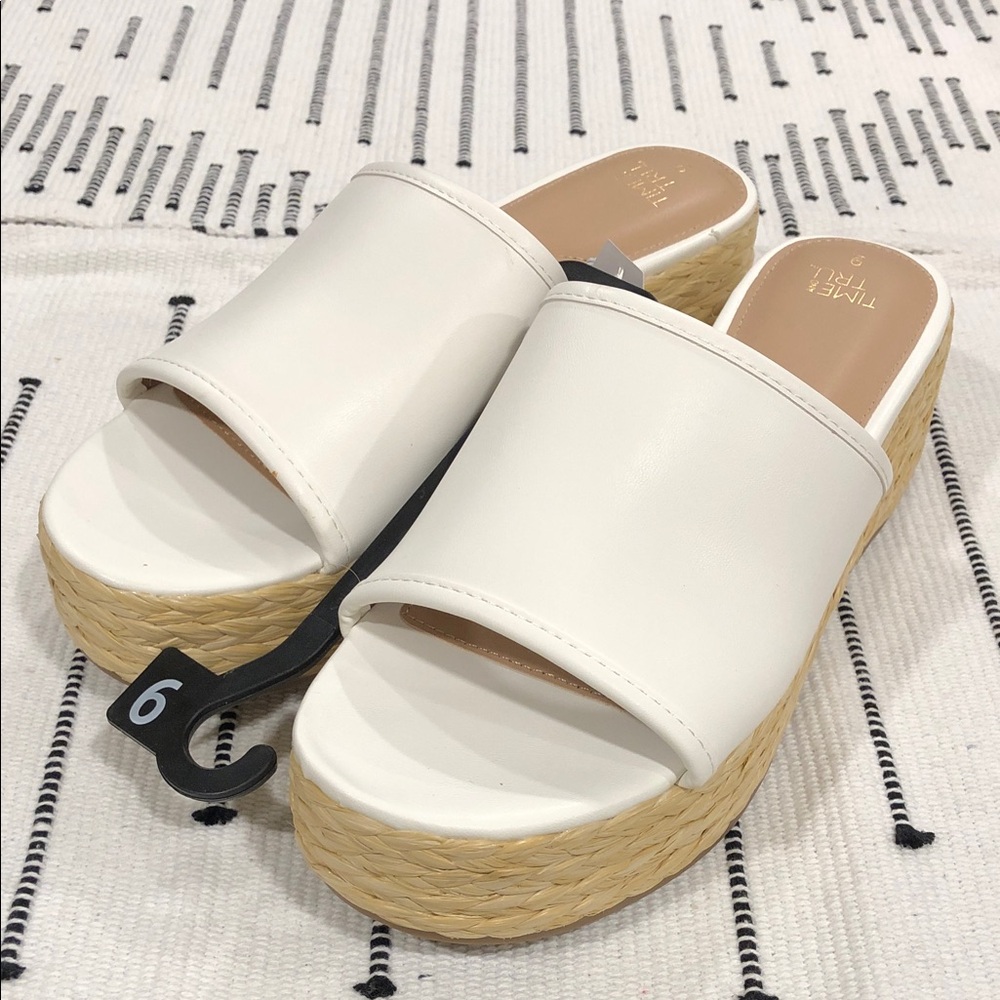 White Platform Slides